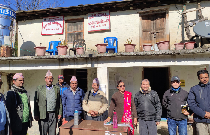 Local level meeting at Purchaur Municipality 2020